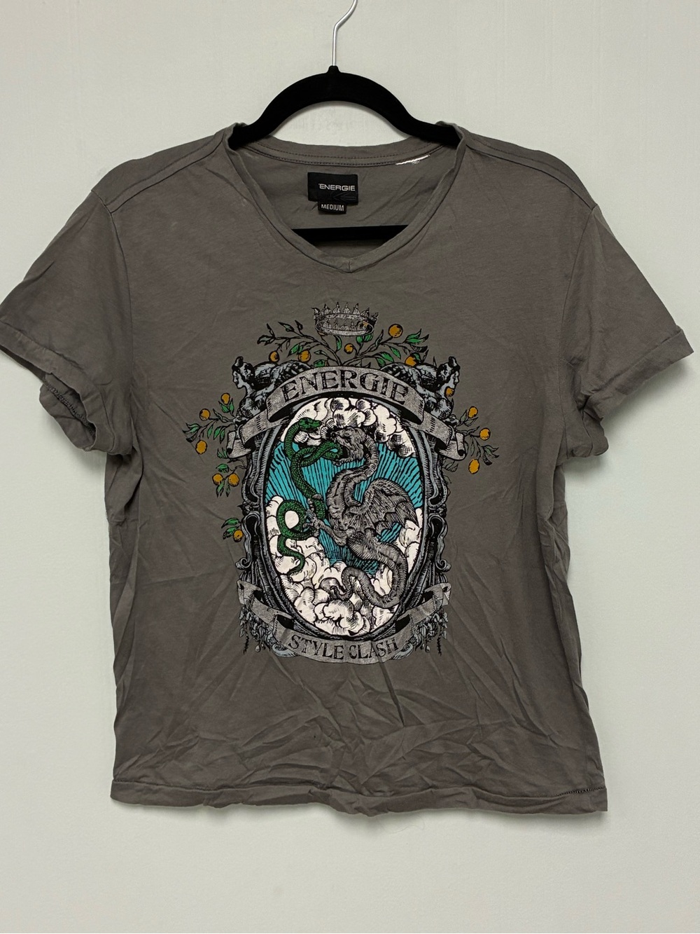 Energie Italian designer Tee Size medium